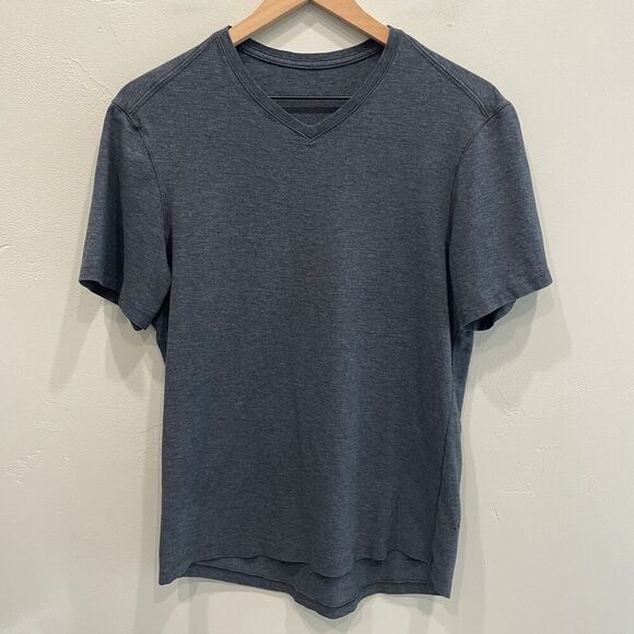 Lululemon Men’s Lululemon 5 Year Basic Tee in Heathered Black - Picture 3 of 11